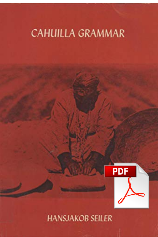 Cahuilla Grammar - Digital Copy